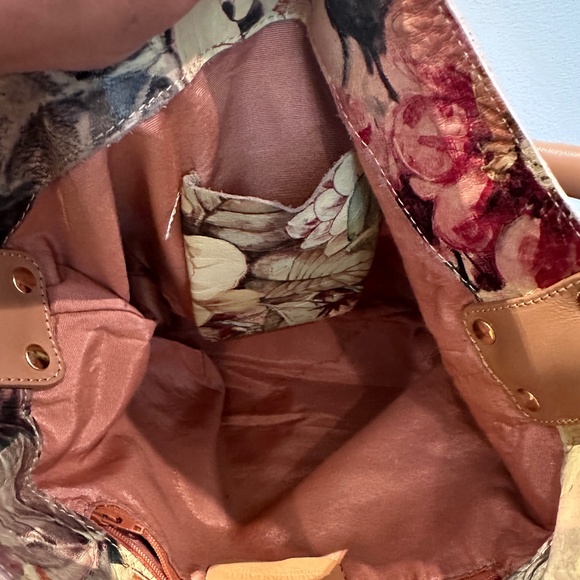 Maurizio Taiuti Floral Leather Tote Bag - Picture 4 of 6